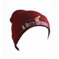 Noël Noël Unisexe Tricoté Hiver Chaud Broderie Chapeau Bonnet (HW145)